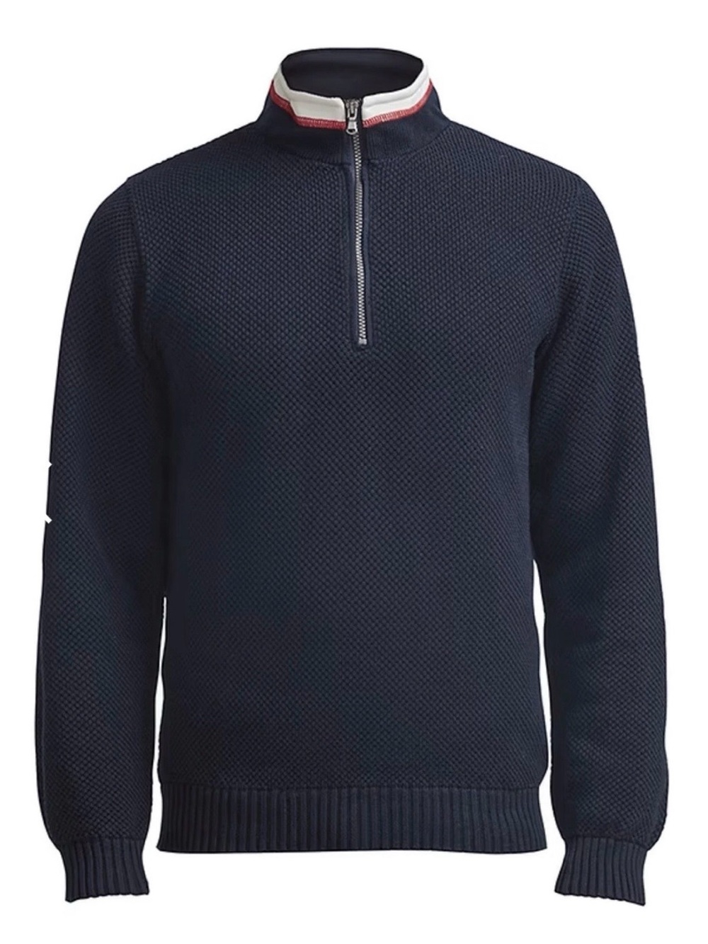 Holebrook Sweden Classic Windproof Quarter Zip Sweater Jumper 3XL Organic Cotton
